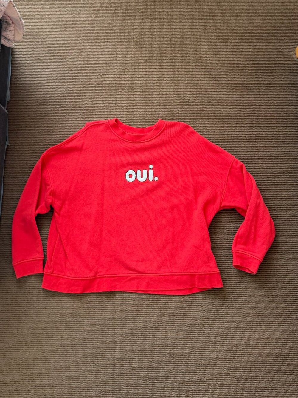 Whistles OUI Logo Sweatshirt Size L - Picture 5 of 5